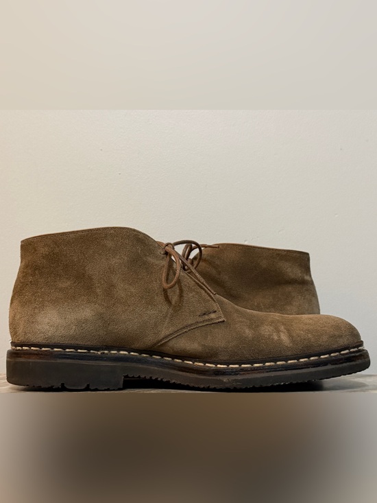 Heschung GENET Chukka Desert Boots Taupe Suede Sz 9.5 / 11 US Lace Up Ankle main image 9